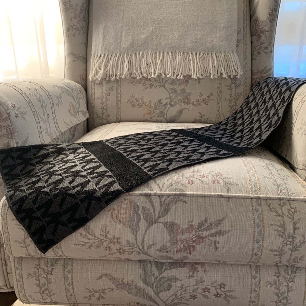 Michael Kors Muffler Scarf with signature MK logo.